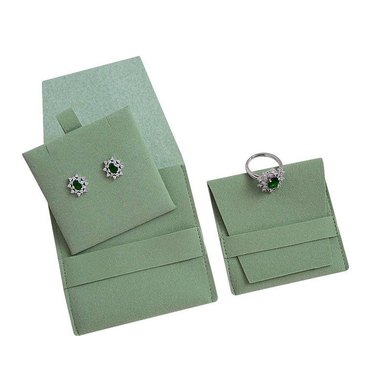 Emerald earrings and diamond ring unboxing presentation